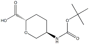 603130-13-8 (2S,5R)-5-[(tert-Butoxycarbonyl)aMino]tetrahydro-2H-pyran-2-carboxylic Acid
