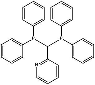 2-[Bis(diphenylphosphino)Methyl]pyridine Structure