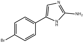 5-(4-BroMophenyl)-1H-iMidazol-2-aMine 구조식 이미지