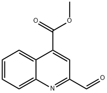 Methyl 2-forMylquinoline-4-carboxylate 구조식 이미지
