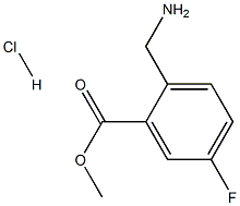 Methyl 2-(aMinoMethyl)-5-fluorobenzoate hydrochloride 구조식 이미지