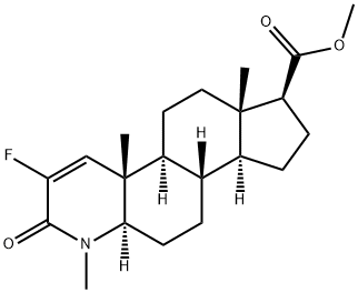 1H-Indeno[5,4-f]quinoline-7-carboxylic acid, 3-fluoro-2,4a,4b,5,6,6a,7,8,9,9a,9b,10,11,11a-tetradecahydro-1,4a,6a-triMethyl-2-oxo-, Methyl ester, (4aS,4bS,6aS,7S,9aS,9bS,11aR)- Structure