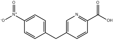 5-(4-Nitrobenzyl)pyridin-2-yl hydrogen carbonate Structure