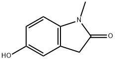 1-Methyl-5-hydroxy-2-indolinone Structure