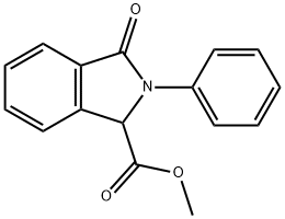 메틸3-옥소-2-페닐이소인돌린-1-카르복실레이트 구조식 이미지