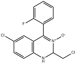 60656-72-6 6-Chloro-2-(chloroMethyl)-4-(2-fluorophenyl)-1,2-dihydroquinazoline 3-Oxide