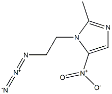 1-(2-azidoethyl)-2-Methyl-5-nitro-1H-iMidazole 구조식 이미지