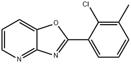 2-(2-클로로-3-메틸페닐)옥사졸로[4,5-b]피리딘 구조식 이미지