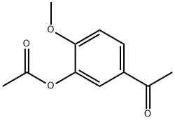 에타논,1-[3-(아세틸옥시)-4-메톡시페닐]- 구조식 이미지