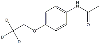 Phenacetin-d3 구조식 이미지