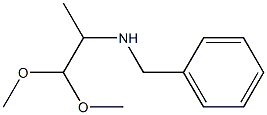 N-benzyl-1,1-diMethoxypropan-2-aMine 구조식 이미지