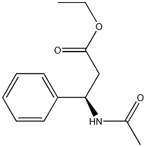 (R)-β-N-acetyl-phenylalanine ethyl ester Structure