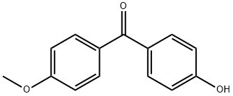 4-Hydroxyphenyl 4-Methoxyphenyl ketone 구조식 이미지