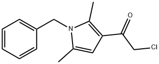 1-(1-Benzyl-2,5-diMethyl-1h-pyrrol-3-yl)-2-chloroethan-1-one 구조식 이미지