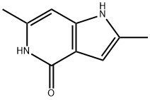 2,6-DiMethyl-4-hydroxy-5-azaindole 구조식 이미지