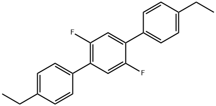 4,4''-diethyl-2',5'-difluoro-1,1':4',1''-Terphenyl Structure