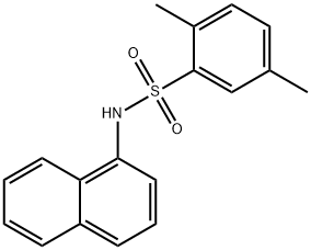 2,5-dimethyl-N-(1-naphthyl)benzenesulfonamide 구조식 이미지