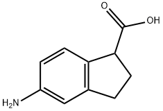 5-AMino-2,3-dihydro-1H-indene-1-carboxylic acid Structure