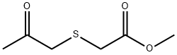 Acetic acid, 2-[(2-oxopropyl)thio]-, Methyl ester 구조식 이미지