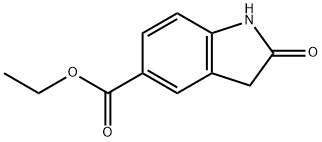 Ethyl 2-oxoindoline-5-carboxylate 구조식 이미지