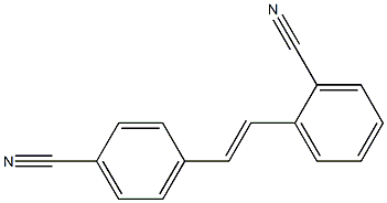 4-(2-cyano-phenylethenyl)benzonitrile Structure