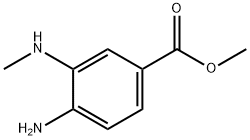 메틸4-aMino-3-(MethylaMino)벤조에이트 구조식 이미지