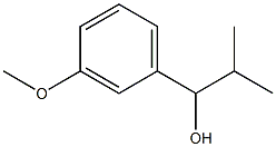 1-(3-Methoxyphenyl)-2-Methylpropan-1-ol 구조식 이미지