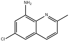 6-Chloro-2-Methylquinolin-8-aMine 구조식 이미지