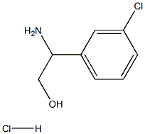 Benzeneethanol, β-aMino-3-chloro-, hydrochloride (1:1), (βS)- 구조식 이미지