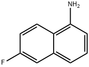 1-나프탈렌아민,6-플루오로-(9CI) 구조식 이미지