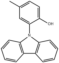 2-(9H-Carbazol-9-yl)-4-Methylphenol 구조식 이미지