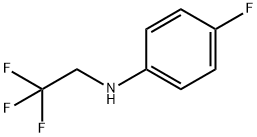 4-fluoro-N-(2,2,2-trifluoroethyl)aniline 구조식 이미지