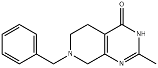 7-Benzyl-2-Methyl-5,6,7,8-tetrahydro-3H-pyrido[3,4-d]pyriMidin-4-one 구조식 이미지