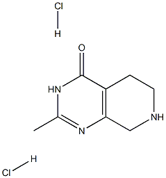 5,6,7,8-tetrahydro-2-Methyl-Pyrido[3,4-d]pyriMidin-4(3H)-one dihydrochloride 구조식 이미지