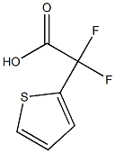 2,2-difluoro-2-(thiophen-2-yl)acetic acid Structure