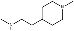 4-피페리딘에탄아민,N,1-디메틸-(9CI) 구조식 이미지