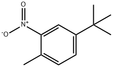 4-tert-butyl-1-methyl-2-nitrobenzene 구조식 이미지