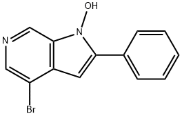 4-BroMo-2-phenyl-1H-pyrrolo[2,3-c]pyridin-1-ol 구조식 이미지