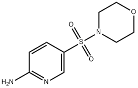 5-(모르폴리노술포닐)피리딘-2-아민 구조식 이미지