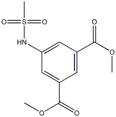 DiMethyl 5-(MethylsulfonaMido)isophthalate Structure