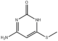 4-AMino-6-(Methylthio)pyriMidin-2-ol Structure