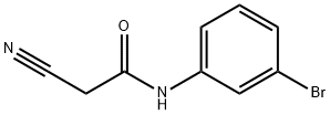 2-Cyano-N-(3-broMophenyl)-acetaMide 구조식 이미지