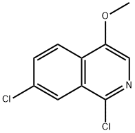 이소퀴놀린,1,7-디클로로-4-메톡시- 구조식 이미지