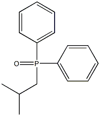 isobutyldiphenylphosphine oxide 구조식 이미지