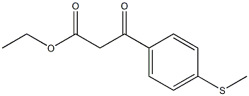 에틸3-[4-(메틸설파닐)페닐]-3-옥소프로파노에이트 구조식 이미지