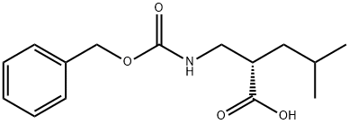 Pentanoic acid, 4-Methyl-2-[[[(phenylMethoxy)carbonyl]aMino]Methyl]-, (2S)- Structure