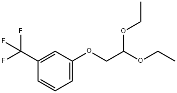 1-(2,2-Diethoxy-ethoxy)-3-trifluoroMethyl-benzene 구조식 이미지