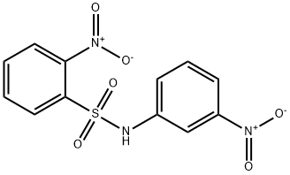 2-Nitro-N-(3-nitrophenyl)benzenesulfonaMide, 97% Structure