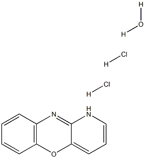 Azaphenonxazine dihydrochloride Monohydrate Structure