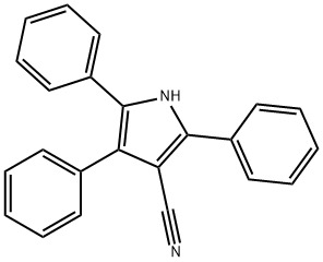2,4,5-트리페닐-1H-피롤-3-카르보니트릴 구조식 이미지